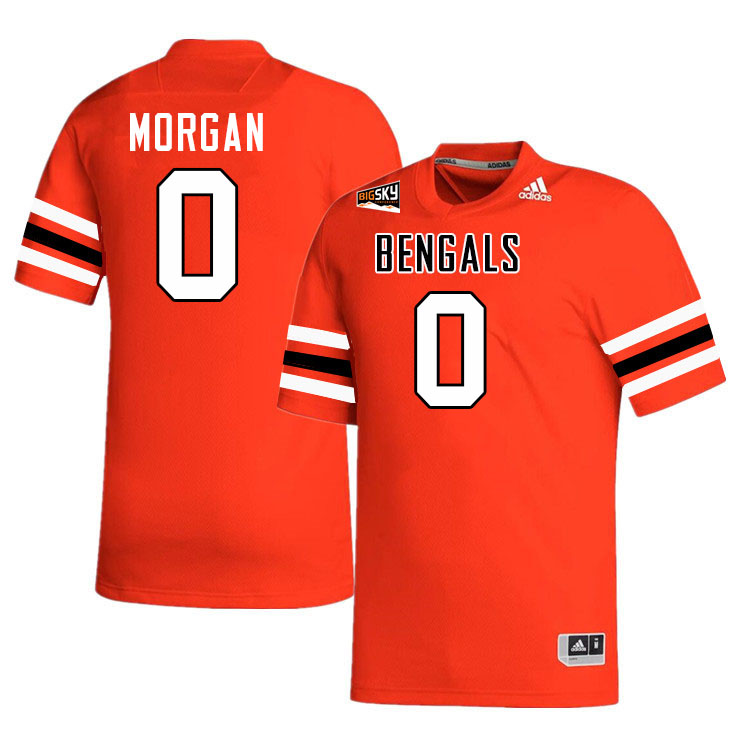 Idaho State Bengals #0 Damien Morgan College Football Jerseys,Uniforms Stitched-Orange
